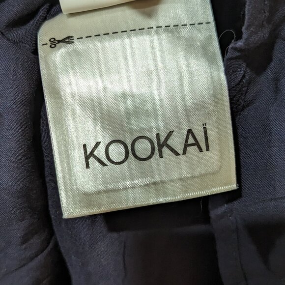 NWT - Kookai indigo floral skirt with belt sz 38EU/8US - Picture 10 of 10